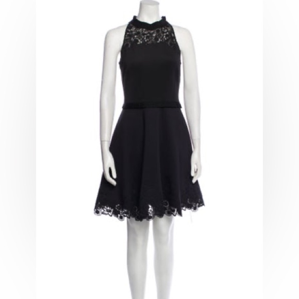 Ted Baker Mock Neck Mini Dress - Picture 7 of 12